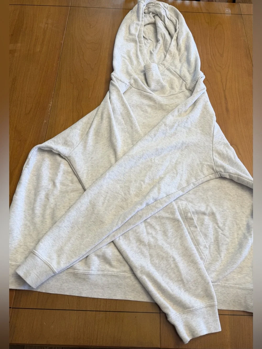 Nike Light Gray Pullover High-Neck Hoodie XL